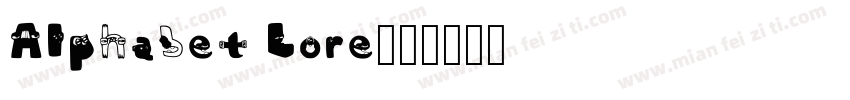 Alphabet Lore字体转换